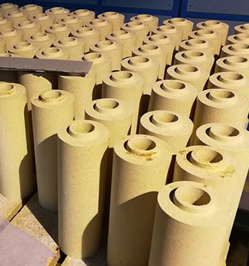 Sand moulds in the Vimco Rolls moulding and pattern shop